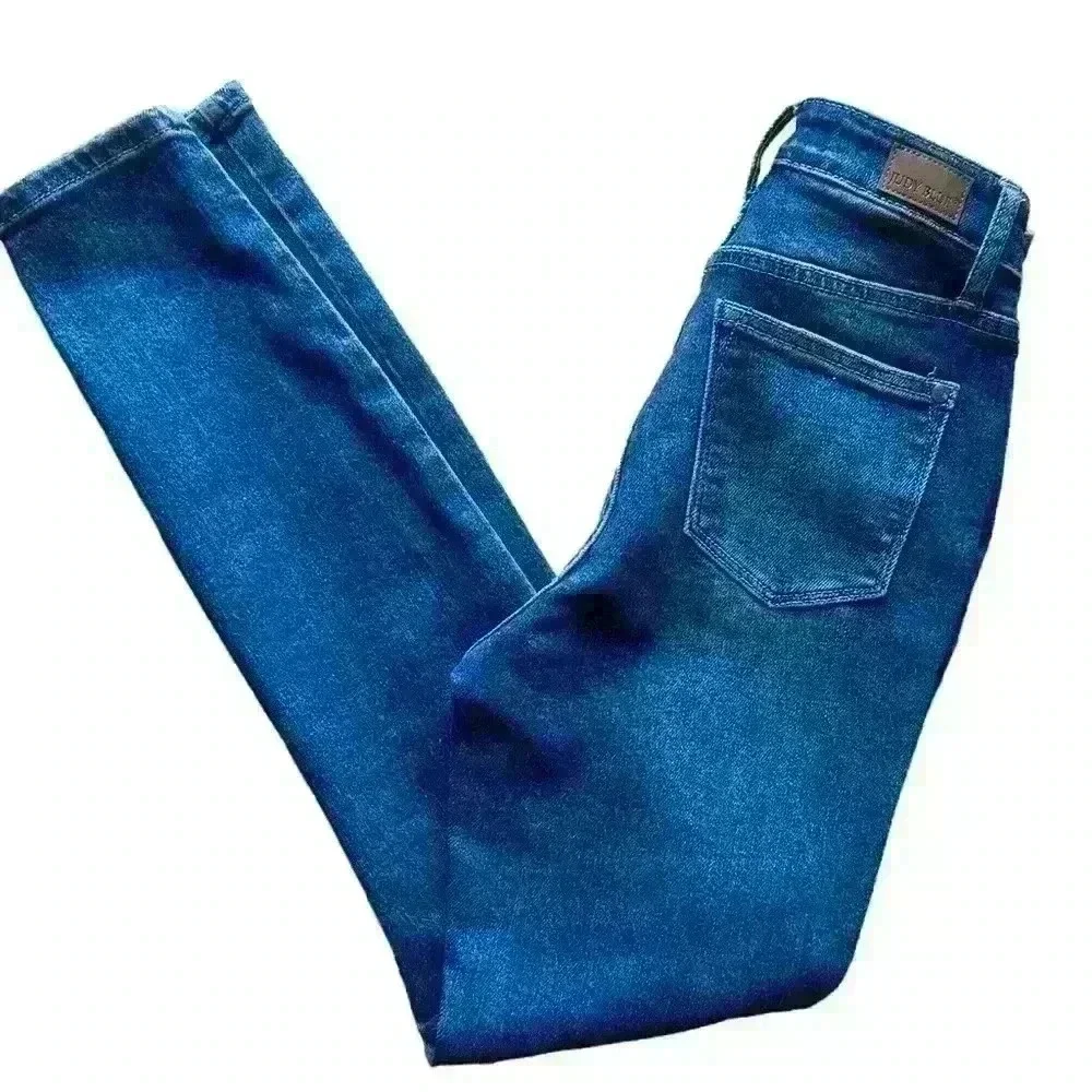Judy Blue Jean Women size 0/24 Skinny Fit Austen High Rise Western Yoke Like New - Picture 2 of 10
